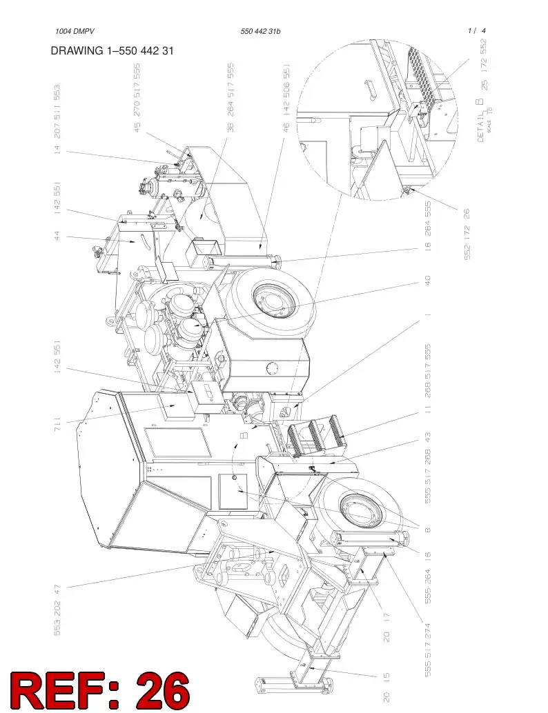 55044145 550 441 45 INSTRUMENT ADAPTER - Sandvik Technical Drawing