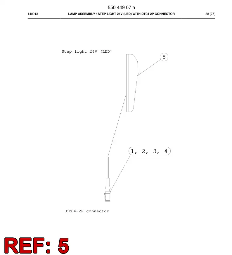 550 441 60a Light, Led - drawing