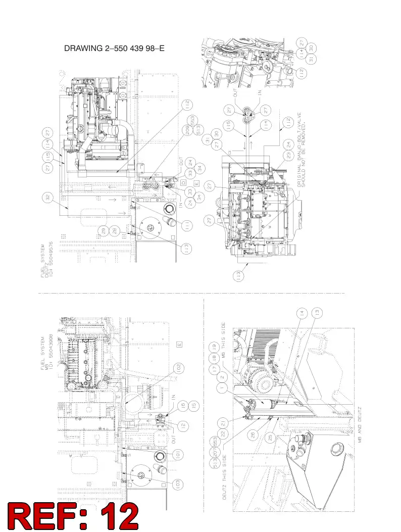 55044296 550 442 96 STRAIGHT THREAD ADAPTER - Sandvik Technical Drawing