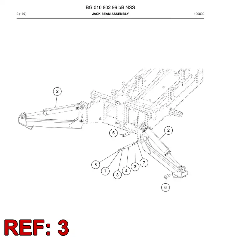 55044639 550 446 39 Bearing, Plain - Sandvik Technical Drawing