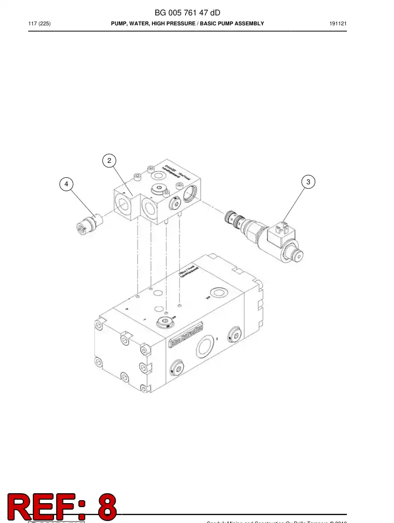 55044859b 550 448 59b Seal Kit - Sandvik Technical Drawing