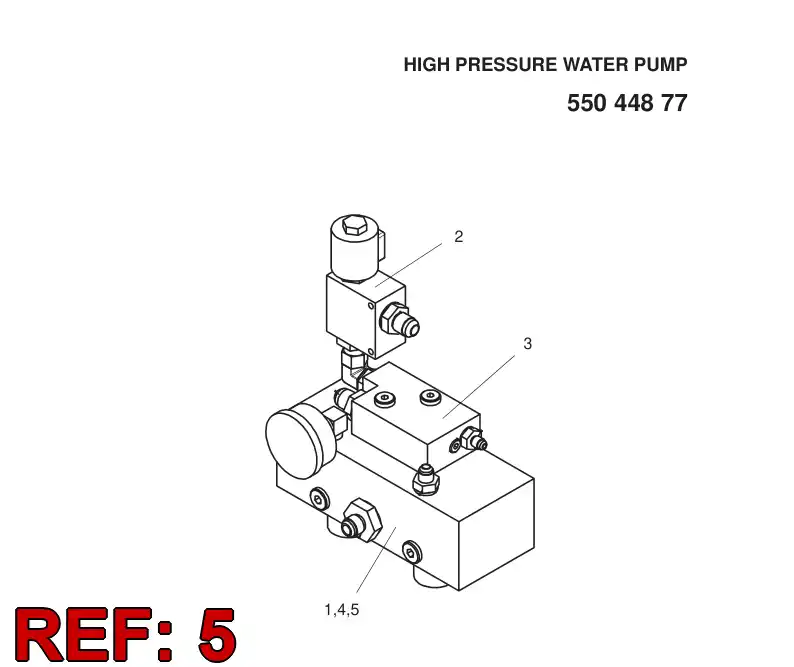 55044861 550 448 61 Spare Parts Kit - Sandvik Technical Drawing