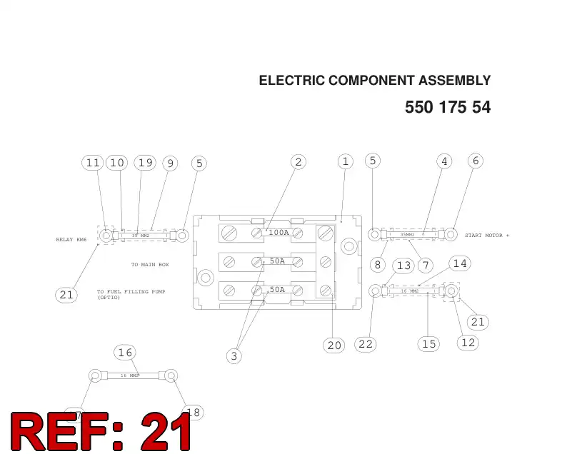 55045000 550 450 00 Guard - Sandvik Technical Drawing