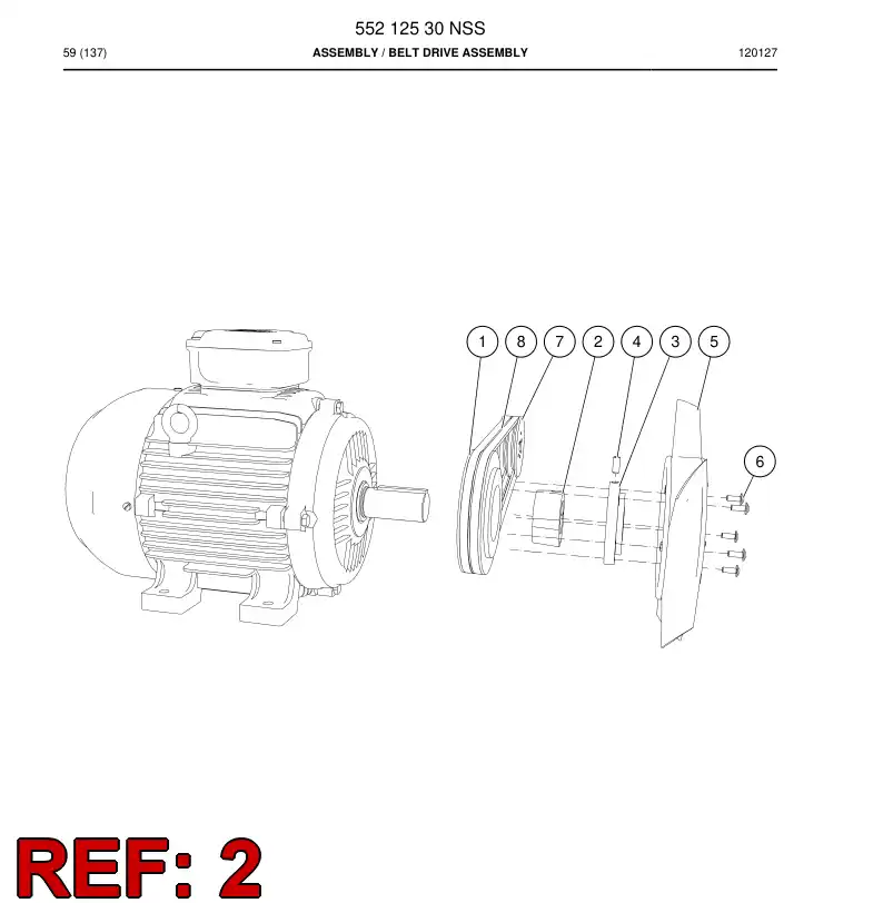 55045270a 550 452 70a Bushing - Sandvik Technical Drawing