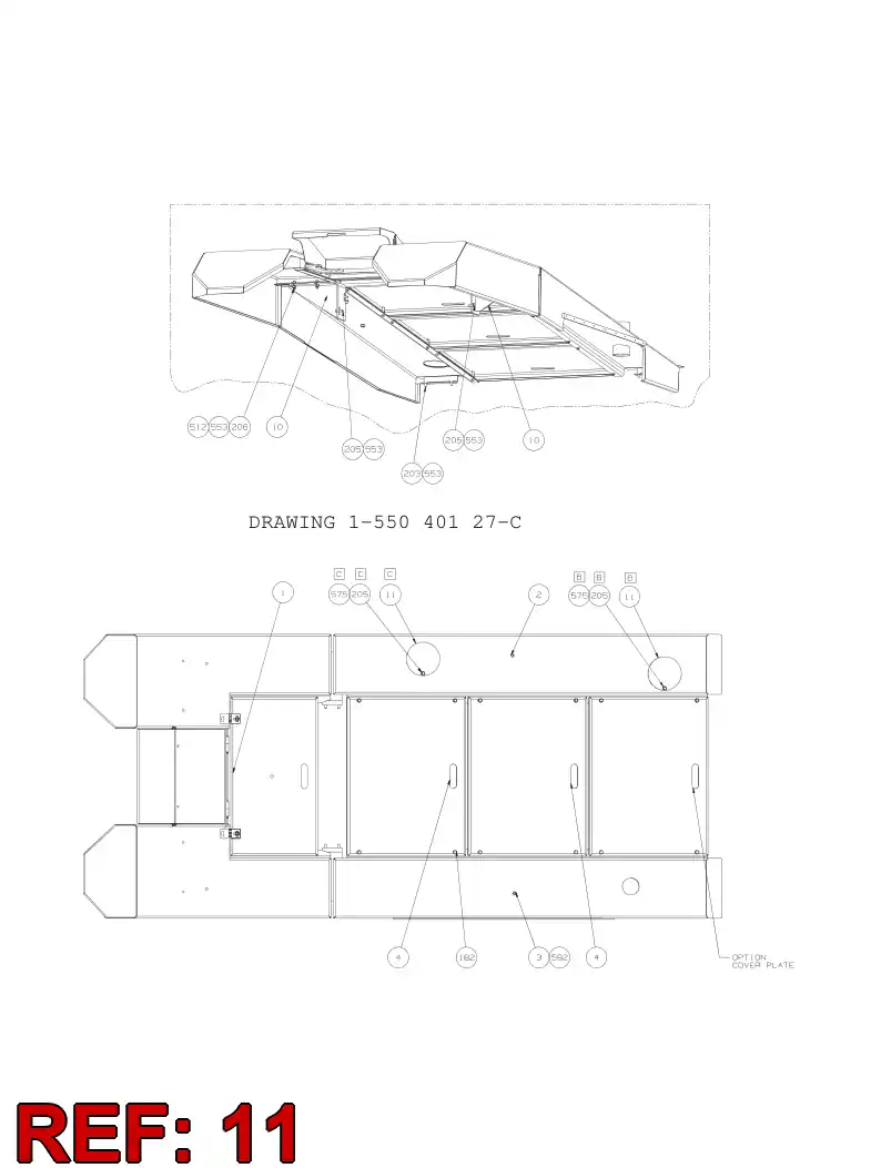 55045405 550 454 05 COVER - Sandvik Technical Drawing