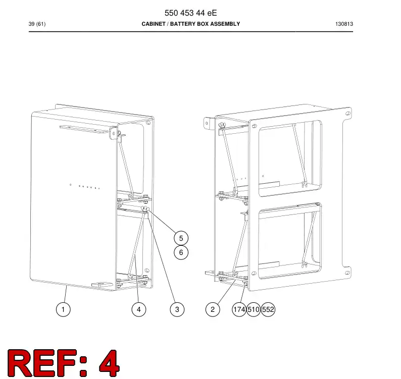 55045433 550 454 33 Bar, Locking - Sandvik Technical Drawing
