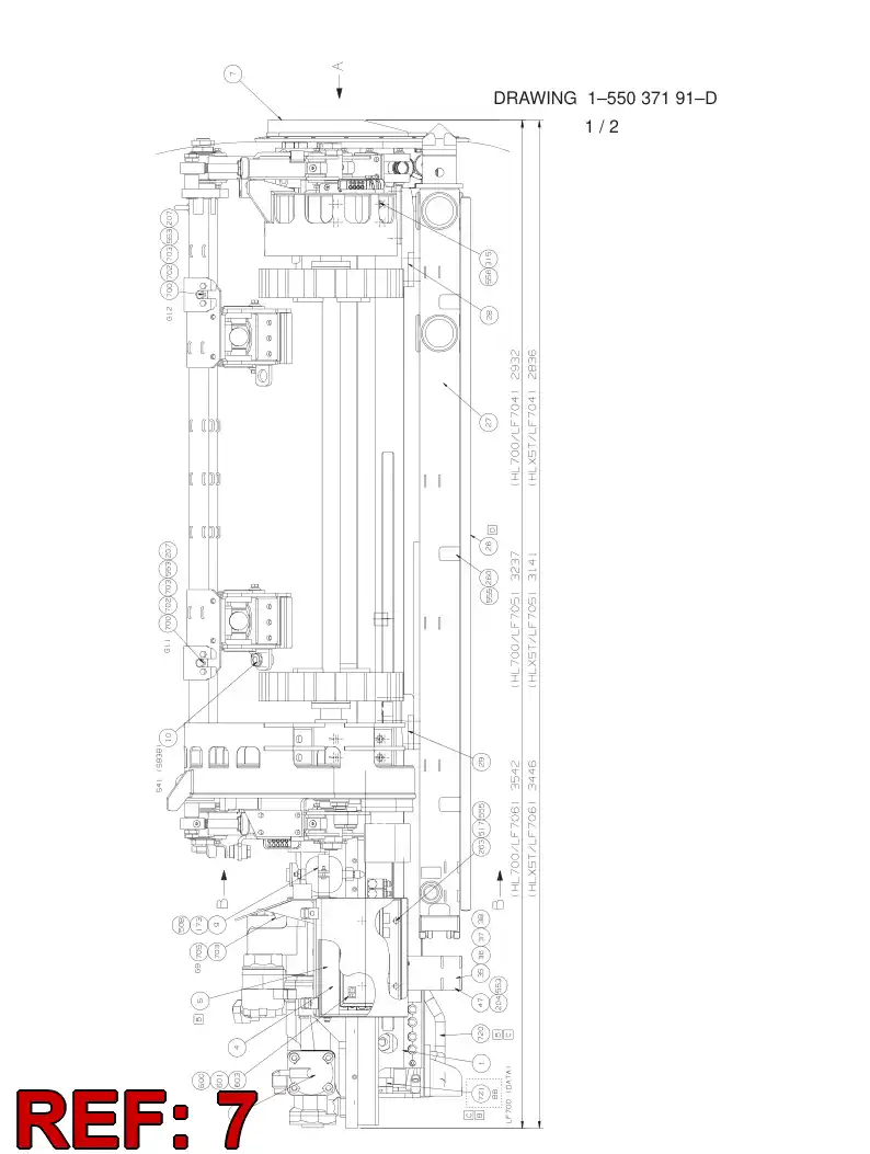 55045480 550 454 80 CUTTINGS COLLECTOR - Sandvik Technical Drawing