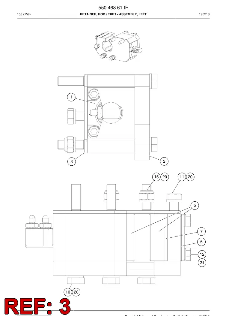 55045491a 550 454 91a Plate - Sandvik Technical Drawing