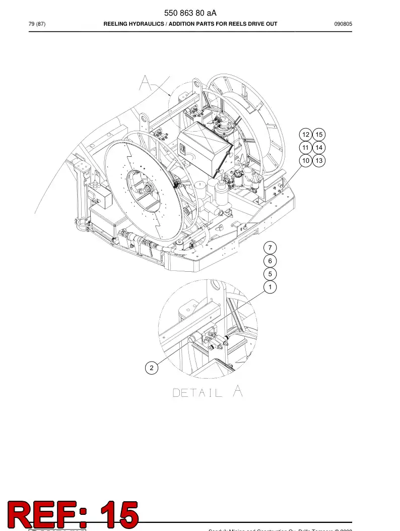 55045637 550 456 37 Sign - Sandvik Technical Drawing