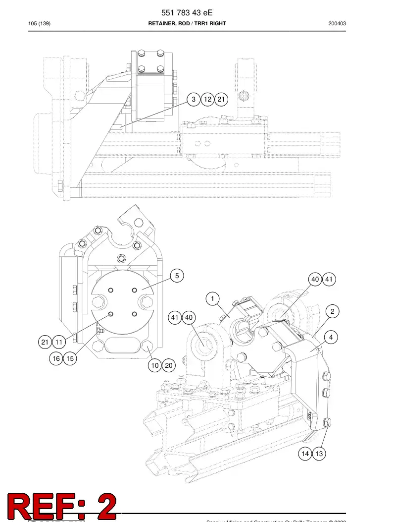 55045699b 550 456 99b Frame Machining - Sandvik Technical Drawing