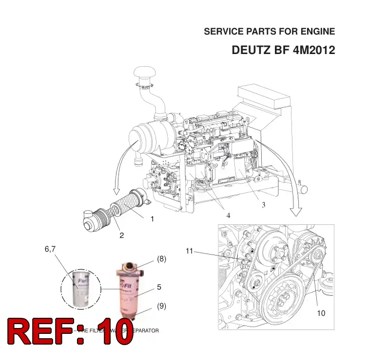 55045837 550 458 37 V-BELT - Sandvik Technical Drawing