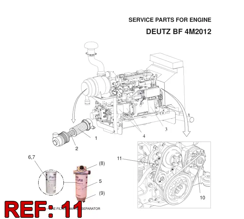 55045838 550 458 38 V-BELT - Sandvik Technical Drawing