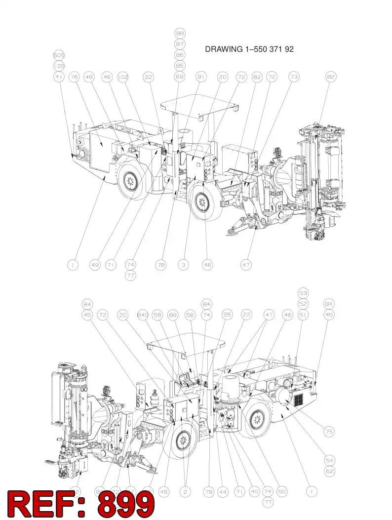 55045840 550 458 40 SCREW SET - Sandvik Technical Drawing