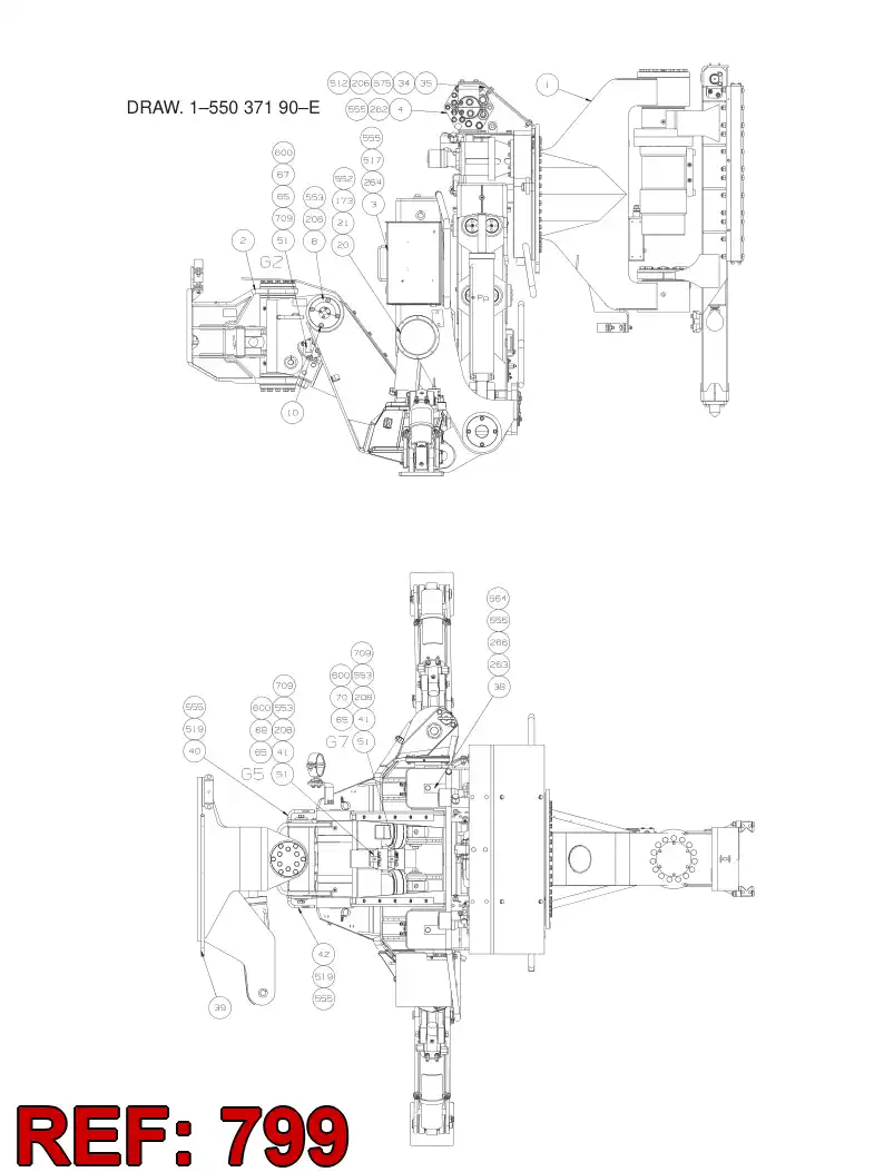 55045854 550 458 54 SCREW SET, - Sandvik Technical Drawing