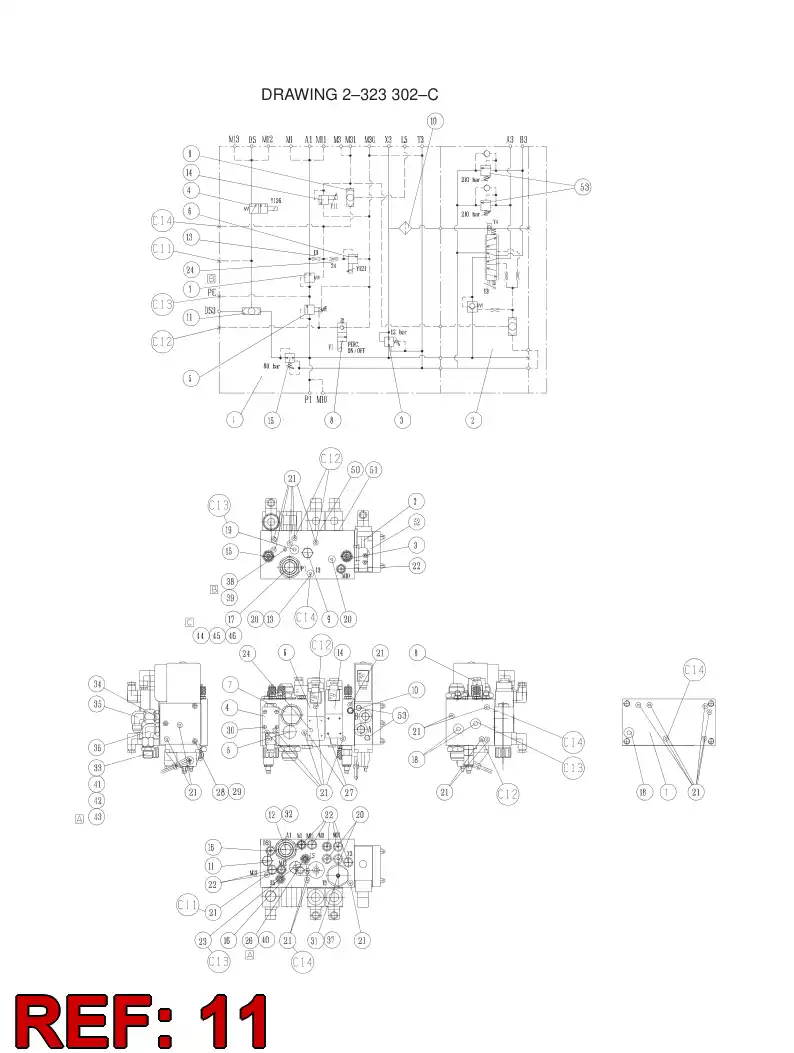 55045926 550 459 26 CONECTOR - Sandvik Technical Drawing