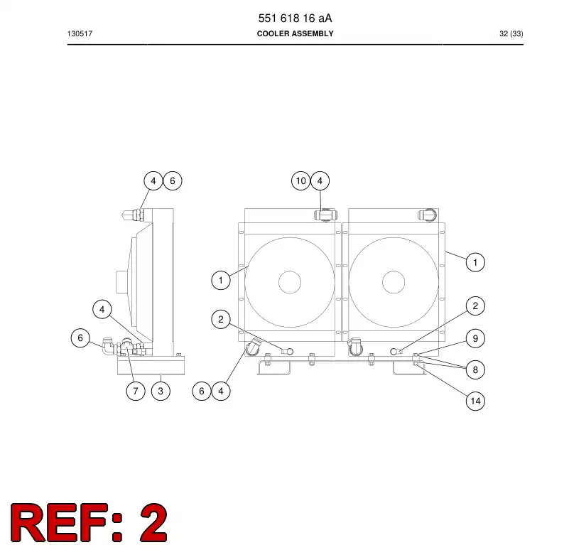 55046040 550 460 40 Switch, Temperature - Sandvik Technical Drawing