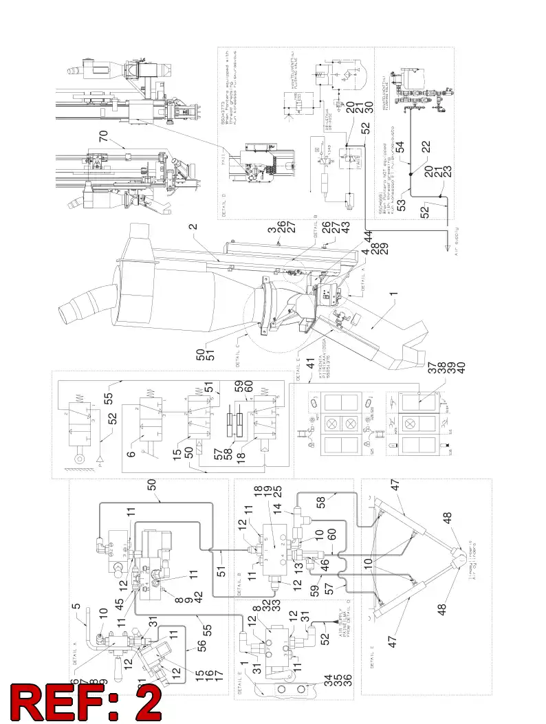 55046189 550 461 89 BRACKET - Sandvik Technical Drawing
