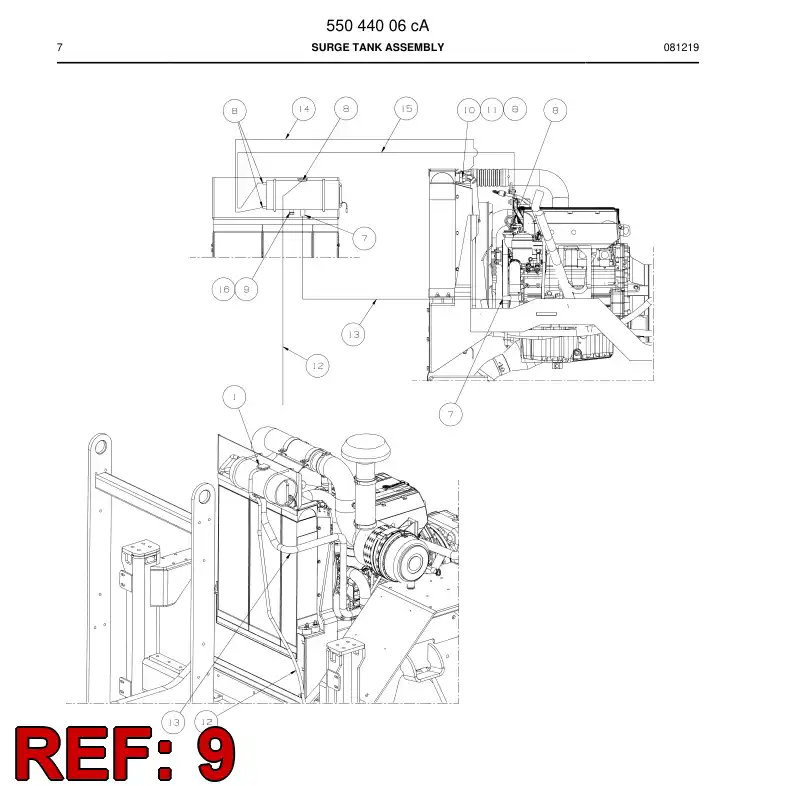 55046307a 550 463 07a Level switch - Sandvik Technical Drawing