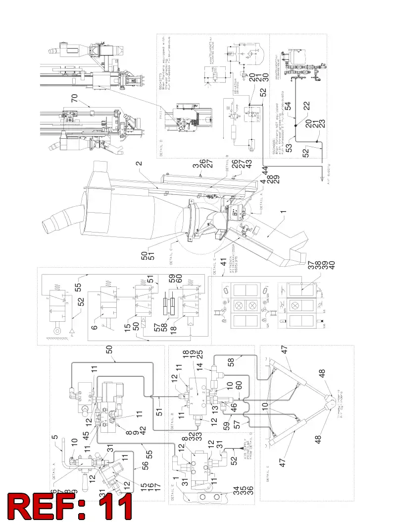 55046312 550 463 12 BREATHER - Sandvik Technical Drawing