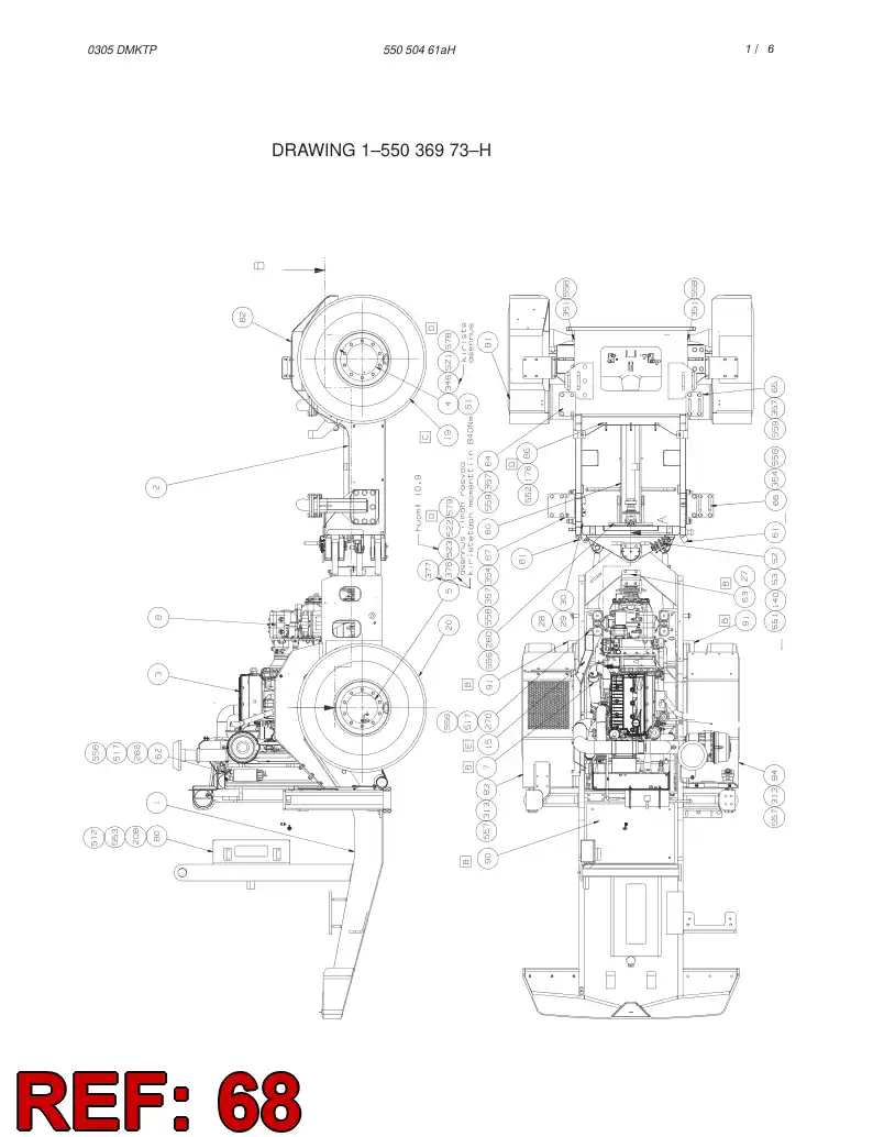 55046524 550 465 24 HOSE GUIDE - Sandvik Technical Drawing