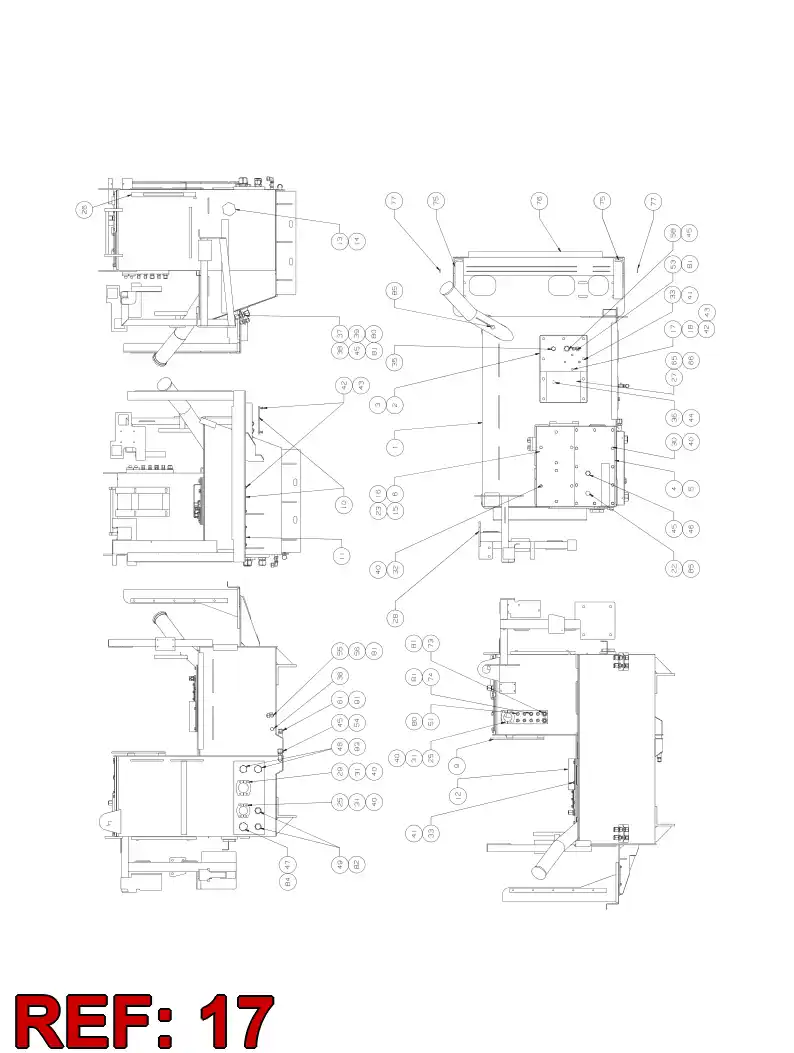 55046661 550 466 61 FLANGE - Sandvik Technical Drawing