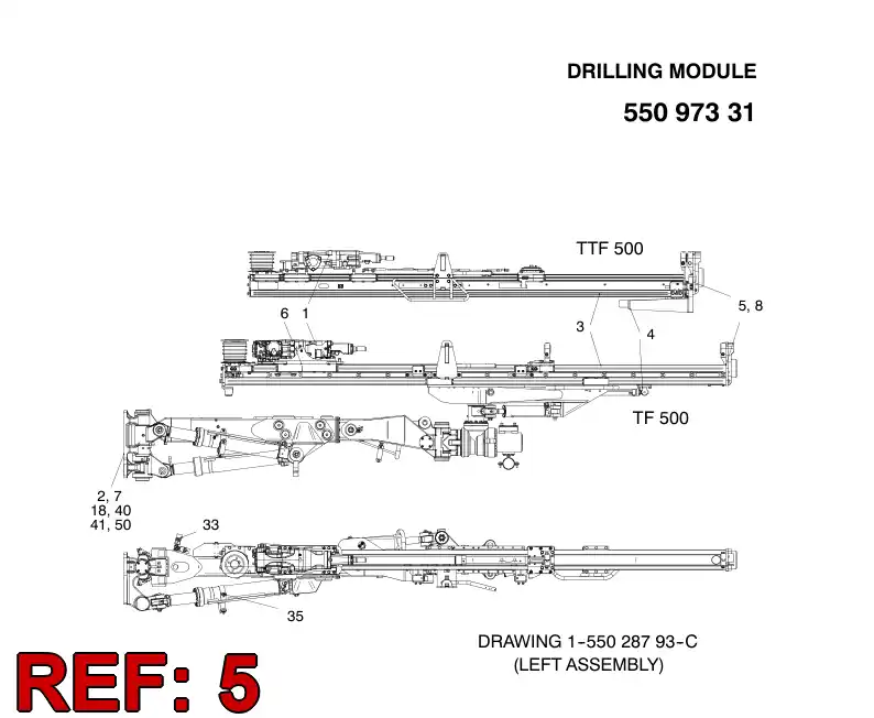 55046834 550 468 34 RETAINING CENTRALIZER (PITO) - Sandvik Technical Drawing