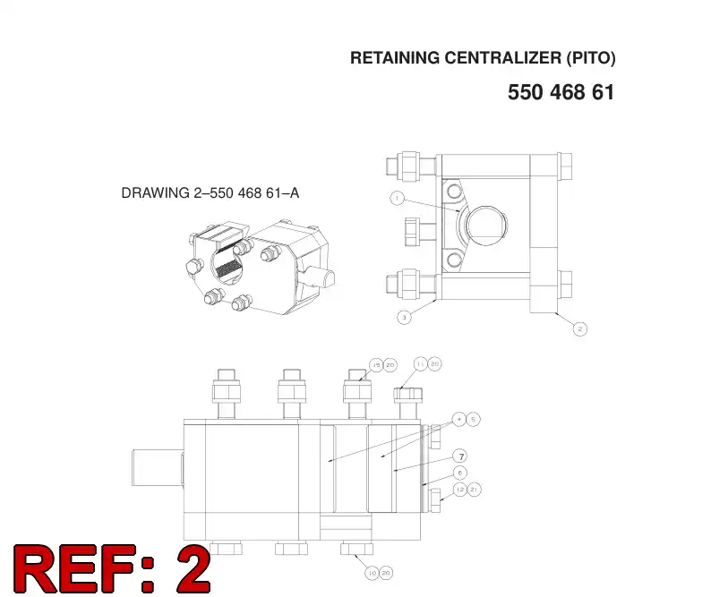 55046853 550 468 53 COVER - Sandvik Technical Drawing