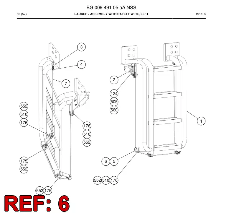 55046871 550 468 71 Pin - Sandvik Technical Drawing