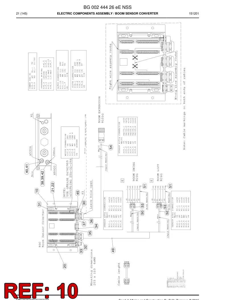 55047256m 550 472 56m Enclosure, Stainless Steel - Sandvik Technical Drawing