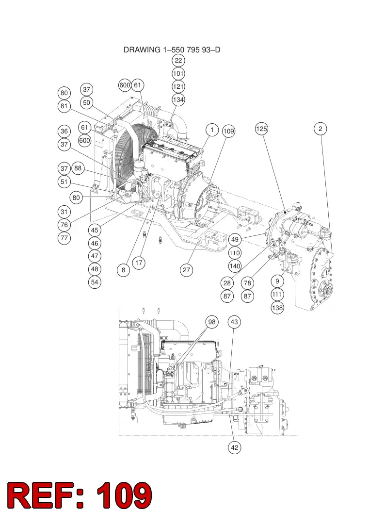55047344 550 473 44 STUD - Sandvik Technical Drawing