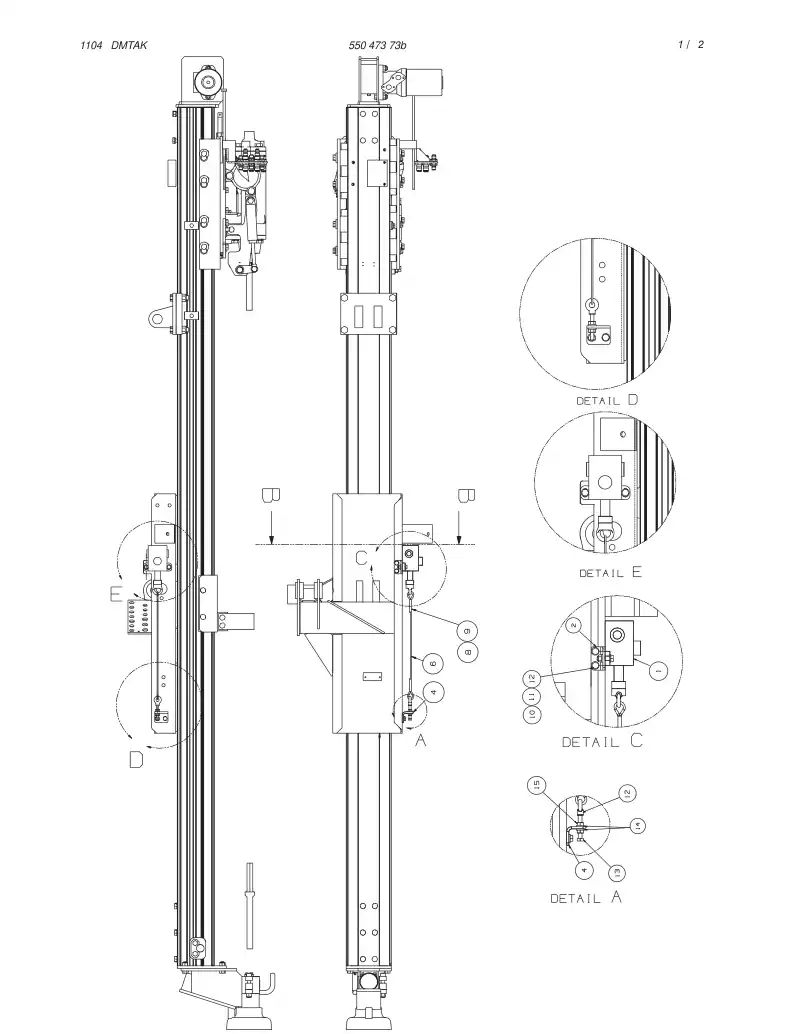 55047373b 550 473 73b SAFETY WIRE ASSEMBLY - Sandvik Technical Drawing