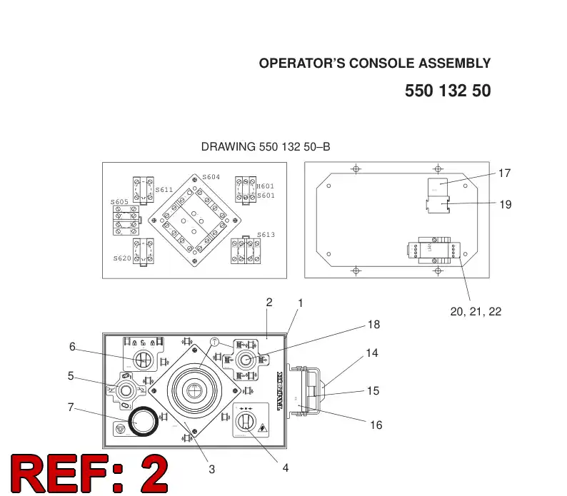 55047453 550 474 53 DECAL - Sandvik Technical Drawing