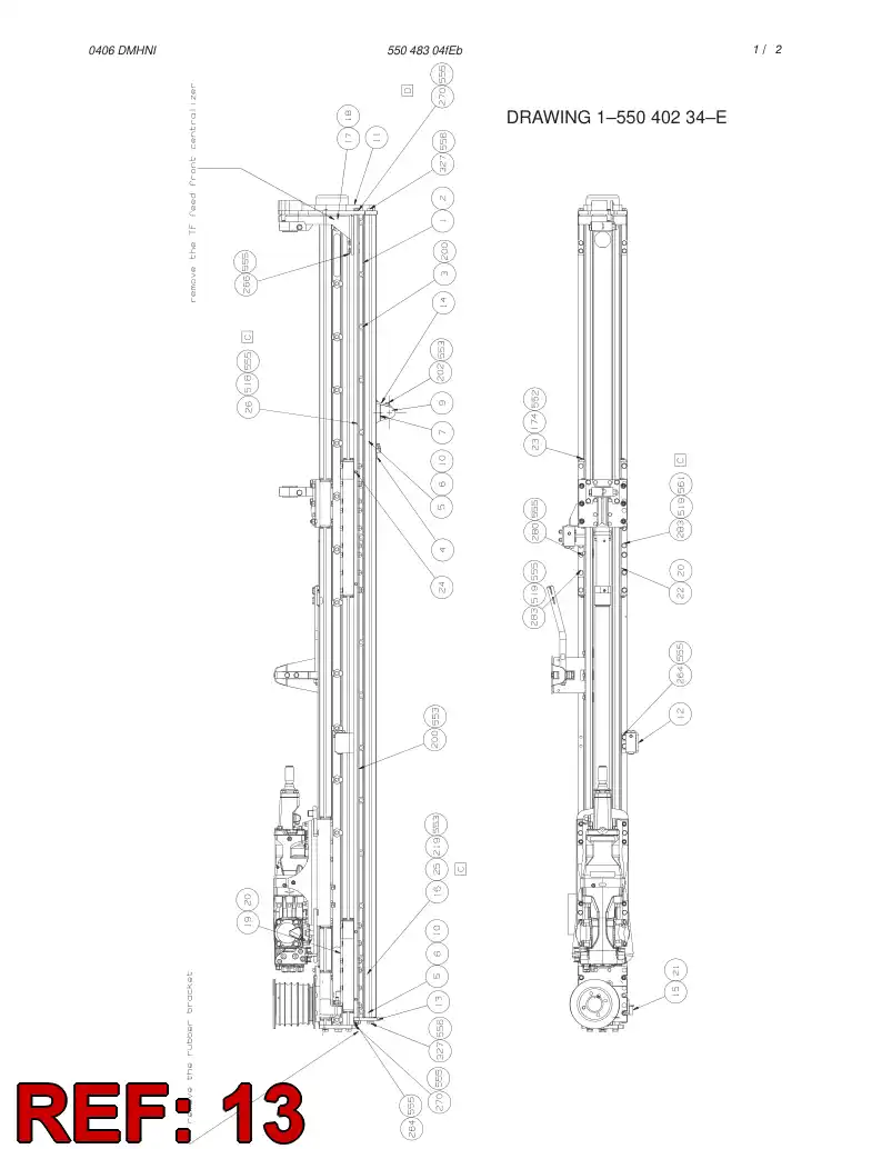 55047578 550 475 78 PLATE - Sandvik Technical Drawing