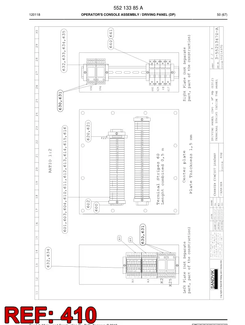 55047606a 550 476 06a PRESSIONE O BOTO, DUAS VEZES - Sandvik Technical Drawing