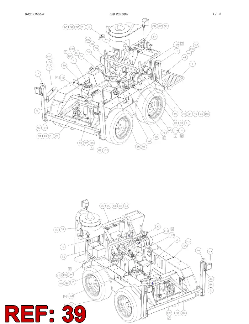 55047681 550 476 81 HOSE - Sandvik Technical Drawing