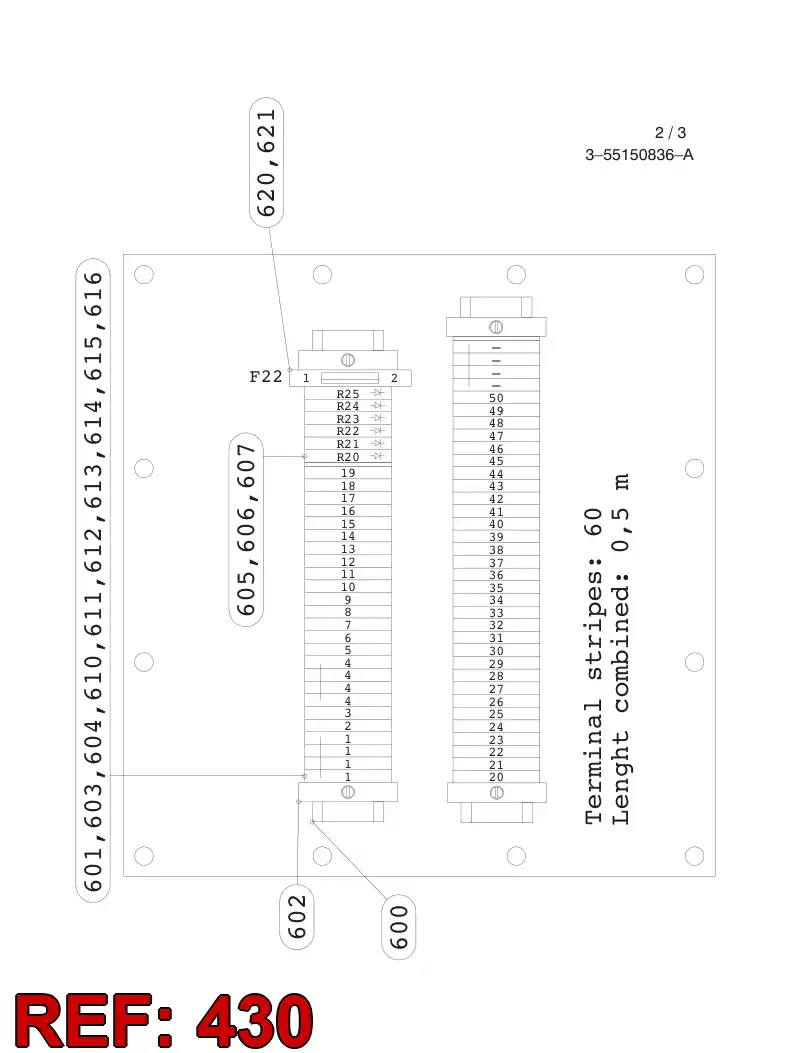 55047696 550 476 96 SELECTOR SWITCH - Sandvik Technical Drawing