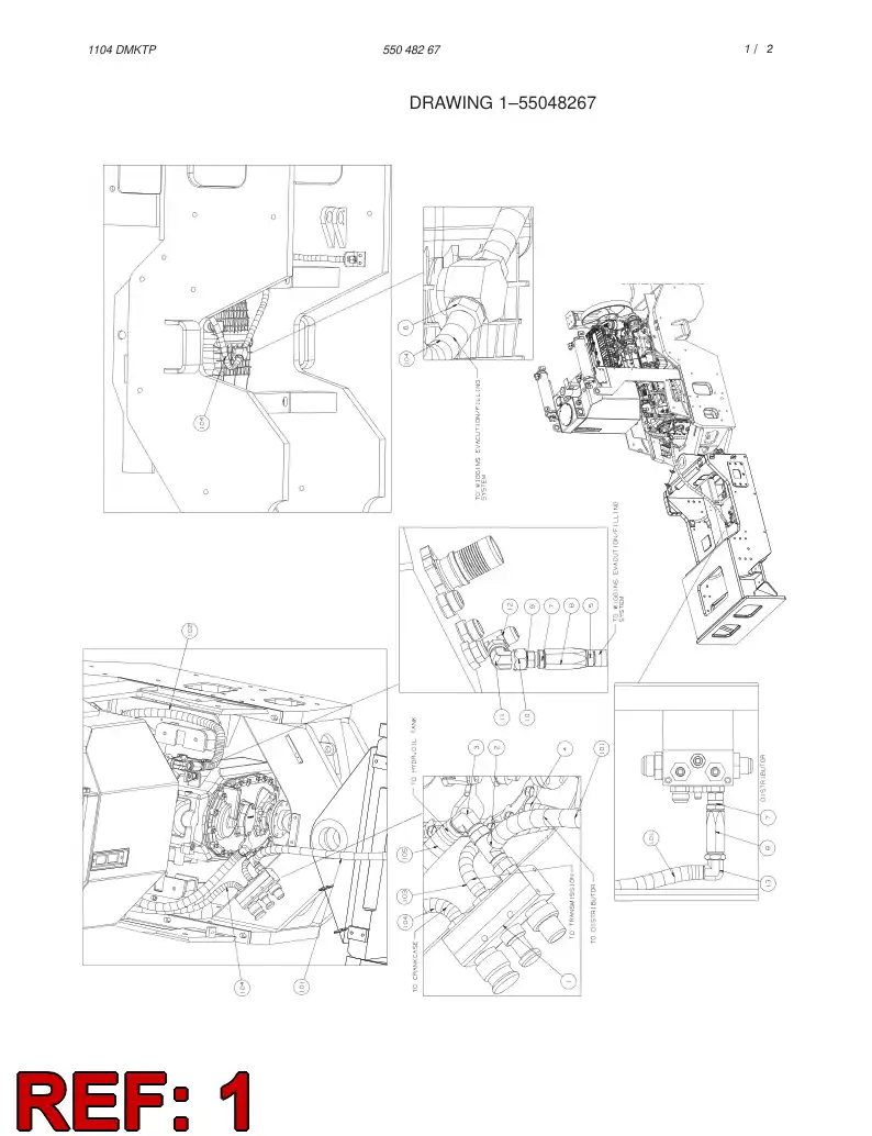 55047712 550 477 12 ADAPTER ASSEMBLY - Sandvik Technical Drawing