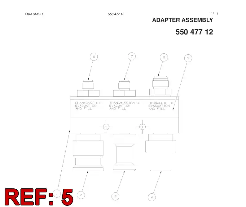 55047751 550 477 51 INSTRUCTION PLATE - Sandvik Technical Drawing