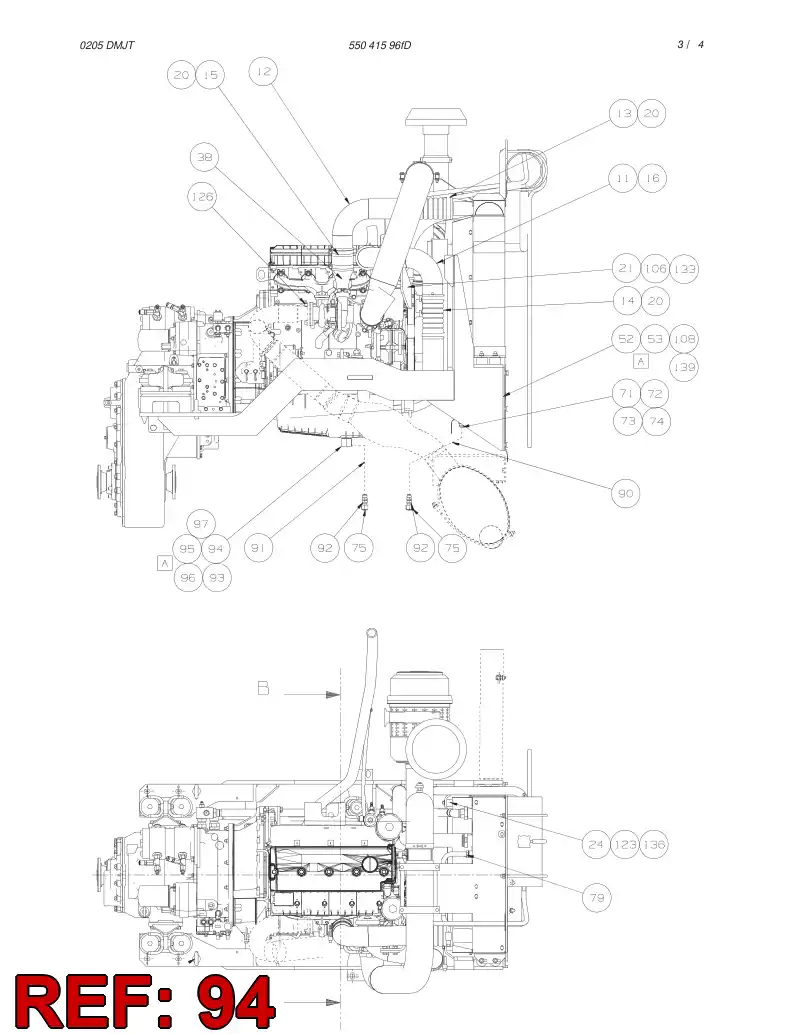 55047799 550 477 99 ADAPTER (HYDRAULIC) - Sandvik Technical Drawing