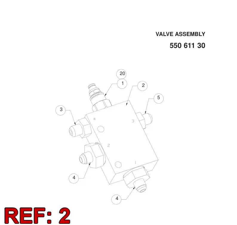 55047865 550 478 65 SECTION - Sandvik Technical Drawing