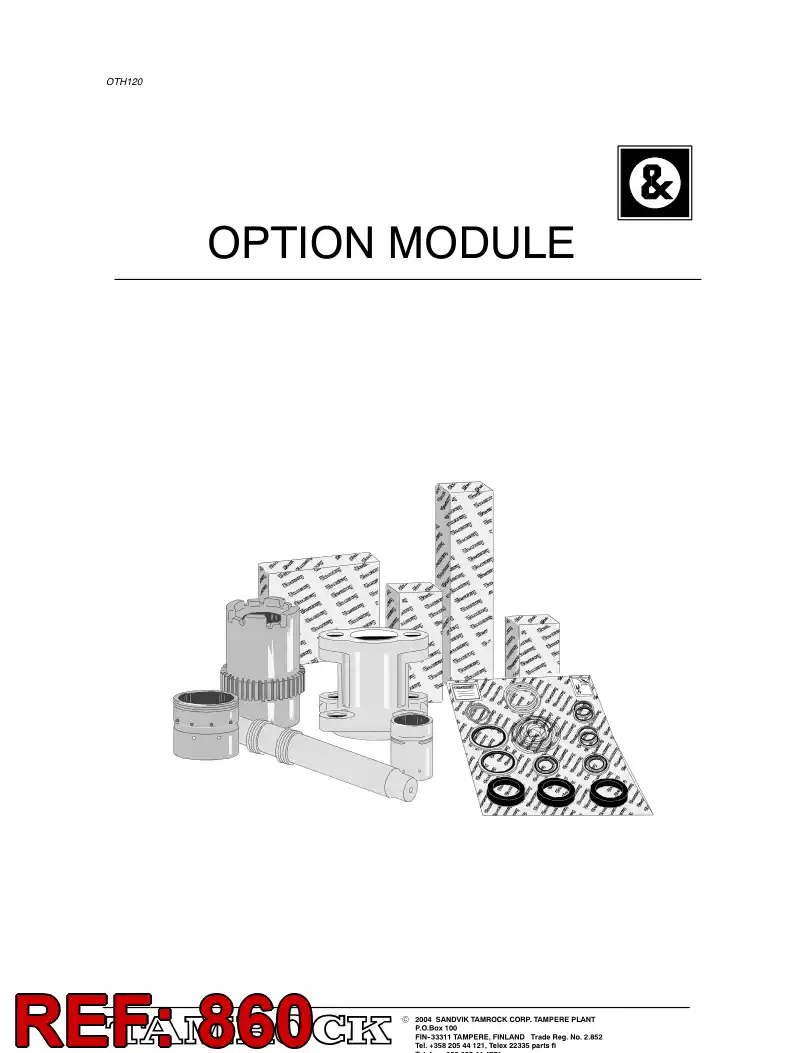 55048090 550 480 90 HOSING - Sandvik Technical Drawing