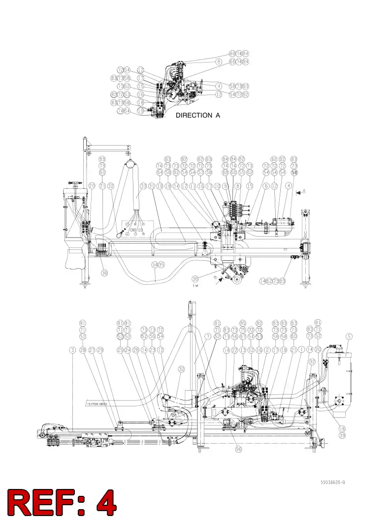 55048306a 550 483 06a CONTROL PRING - Sandvik Technical Drawing
