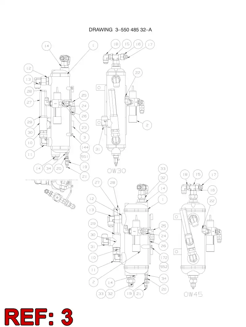 55048534 550 485 34 BRACKET - Sandvik Technical Drawing