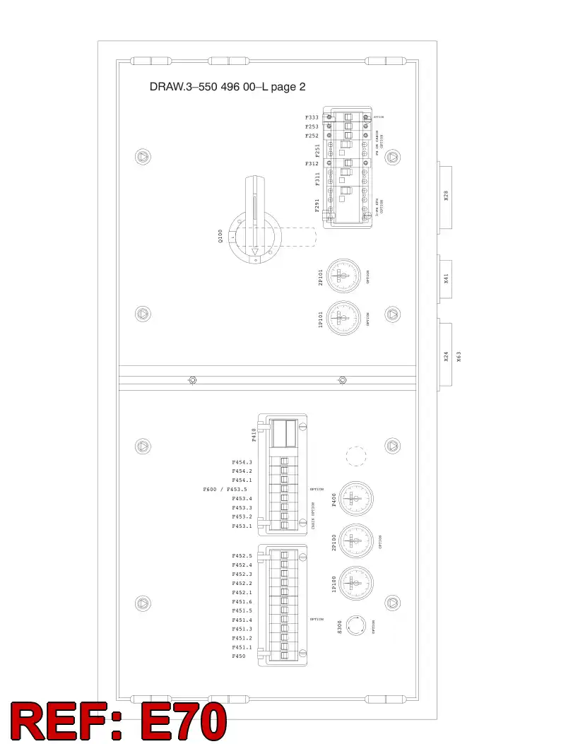 55048630 550 486 30 LED-LIGHT - Sandvik Technical Drawing
