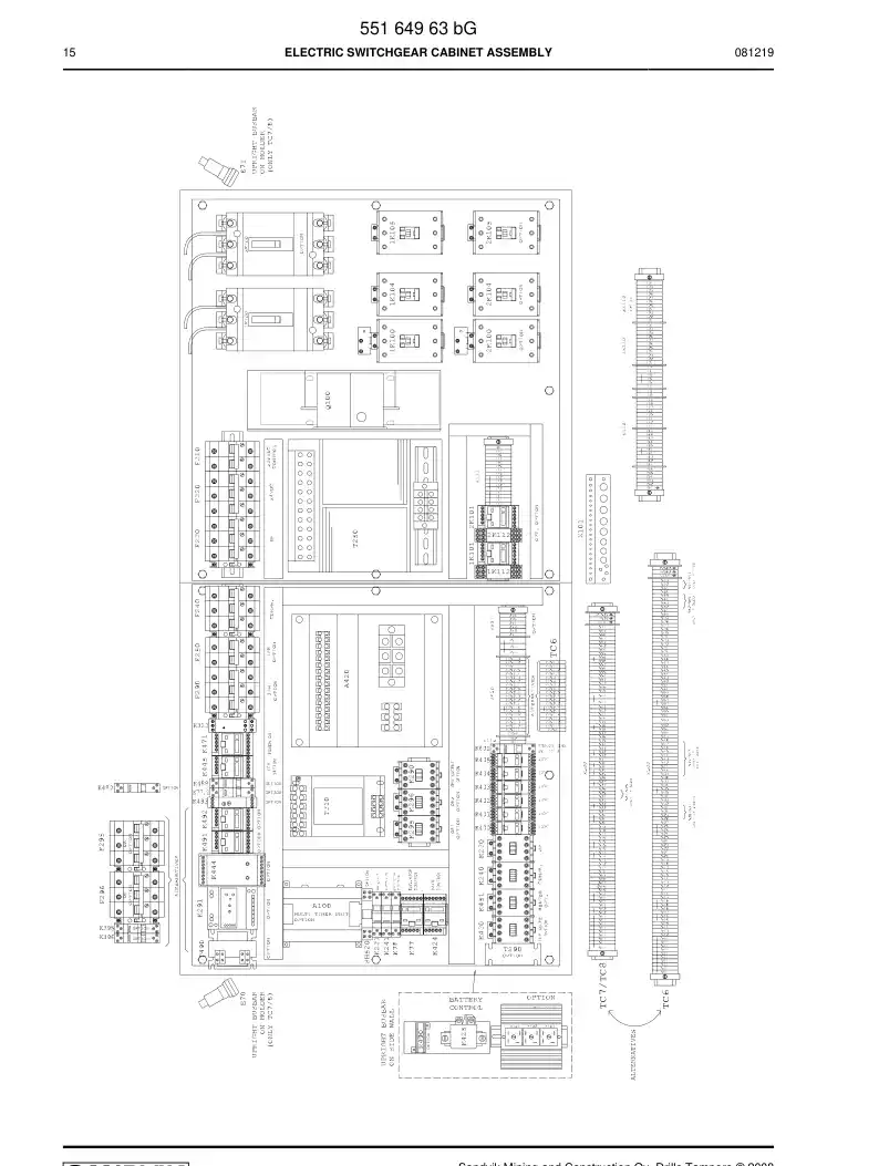 55048630b 550 486 30b LED-light - Sandvik Technical Drawing