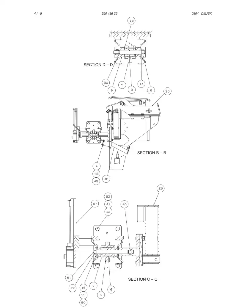 55048635 550 486 35 FEED - Sandvik Technical Drawing