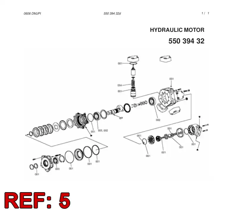 55048720 550 487 20 BEARING - Sandvik Technical Drawing