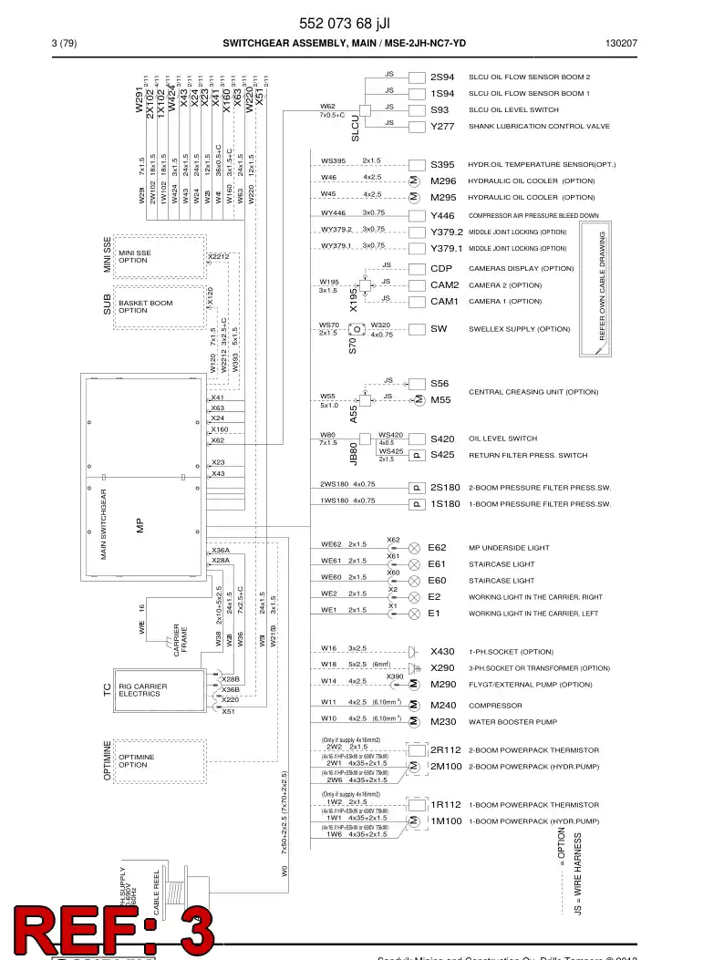 55048723d 550 487 23d LABEL, PRING - Sandvik Technical Drawing