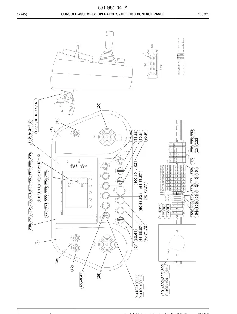 55048993a 550 489 93a Decal - Sandvik Technical Drawing