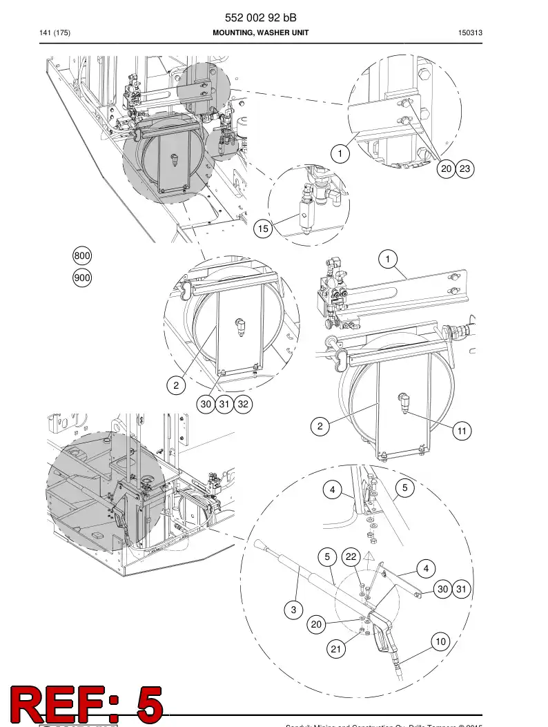 55049013a 550 490 13a Pipe - Sandvik Technical Drawing